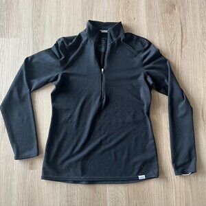 ** PATAGONIA Capilene 3 Mid Weight Zip Neck Pullover Black Medium